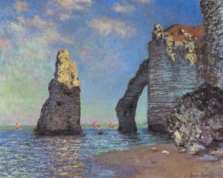 Claude Monet The Cliffs at Etretat Spain oil painting art